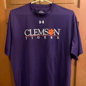 Clemson under armour shirt